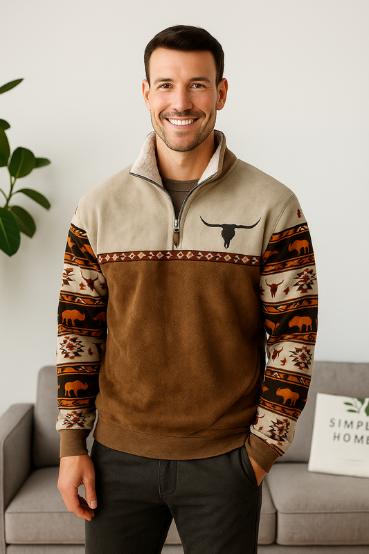 Ciepły sweter Sherpa - ModaEkspert